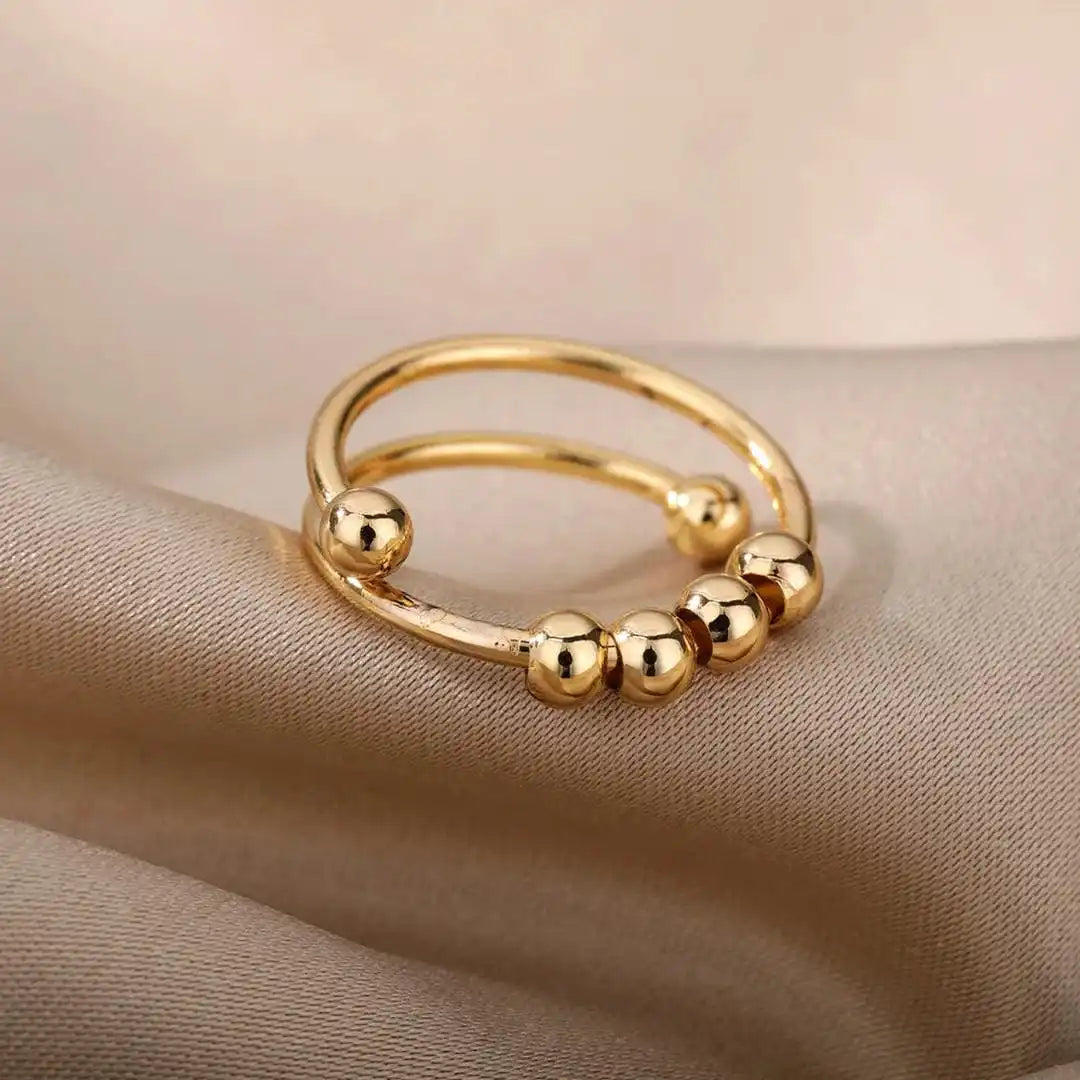 Bague en perles anti-stress et contre l'anxiété