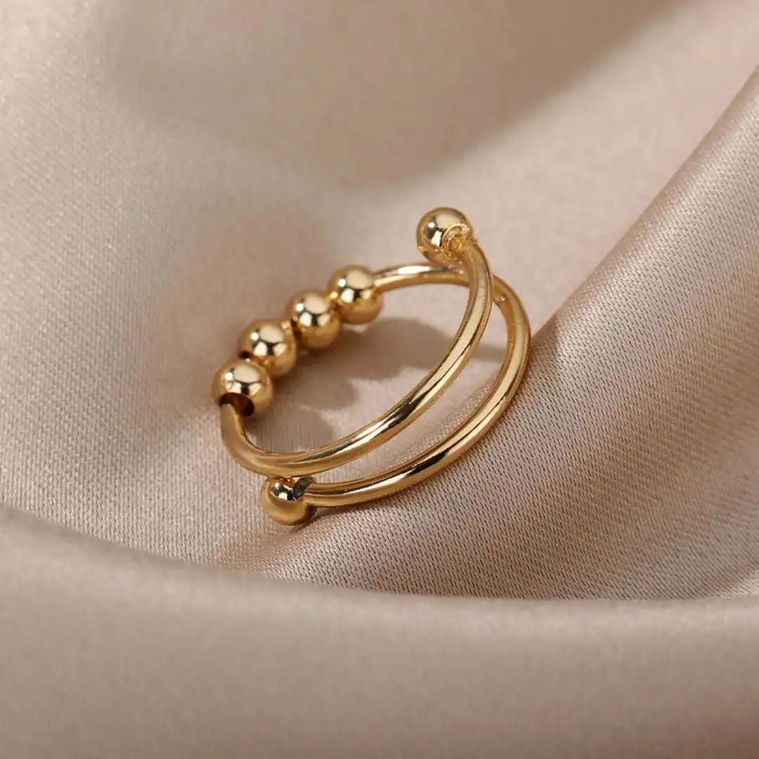 Bague en perles anti-stress et contre l'anxiété