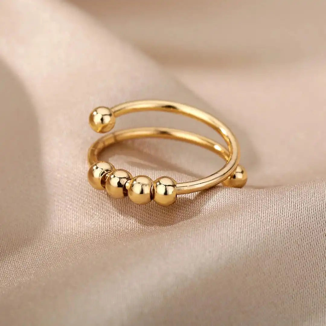Bague en perles anti-stress et contre l'anxiété