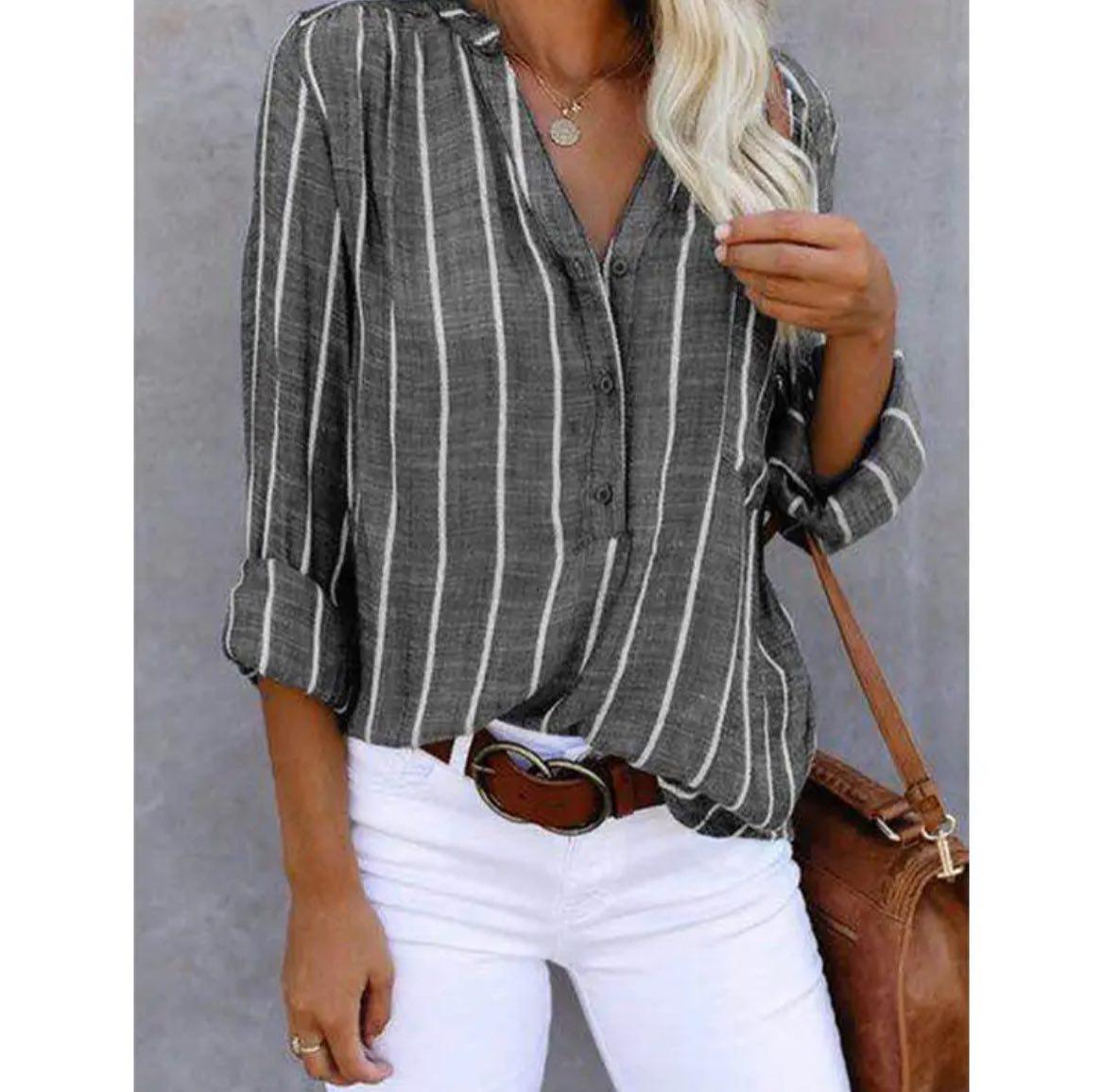 LAURE™ | Blouse rayée