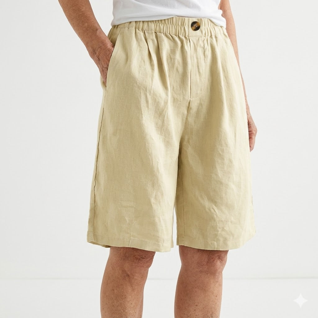 WANDELINE | Short large taille élastique confort estival naturel