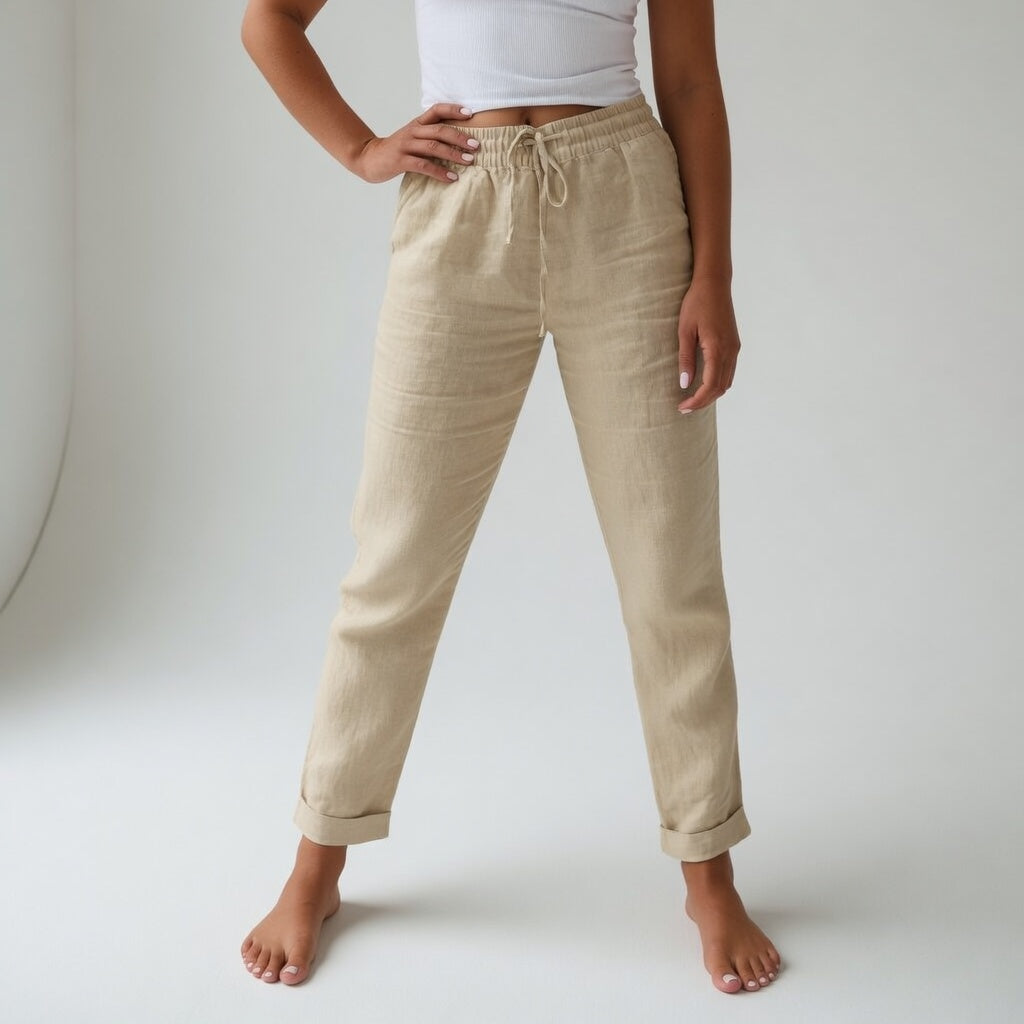 ALBERTINE | Pantalon 100% coton fluide confort naturel