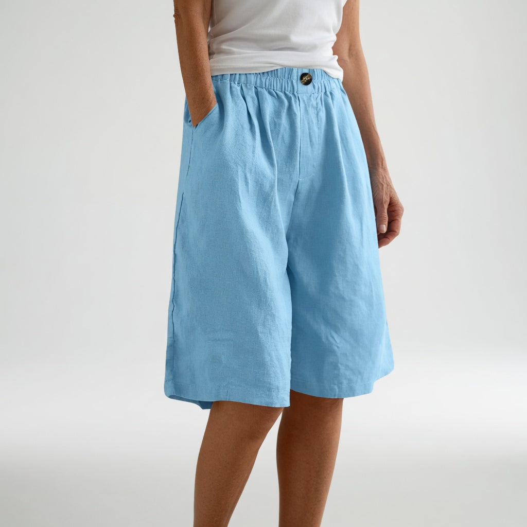 WANDELINE | Short large taille élastique confort estival naturel