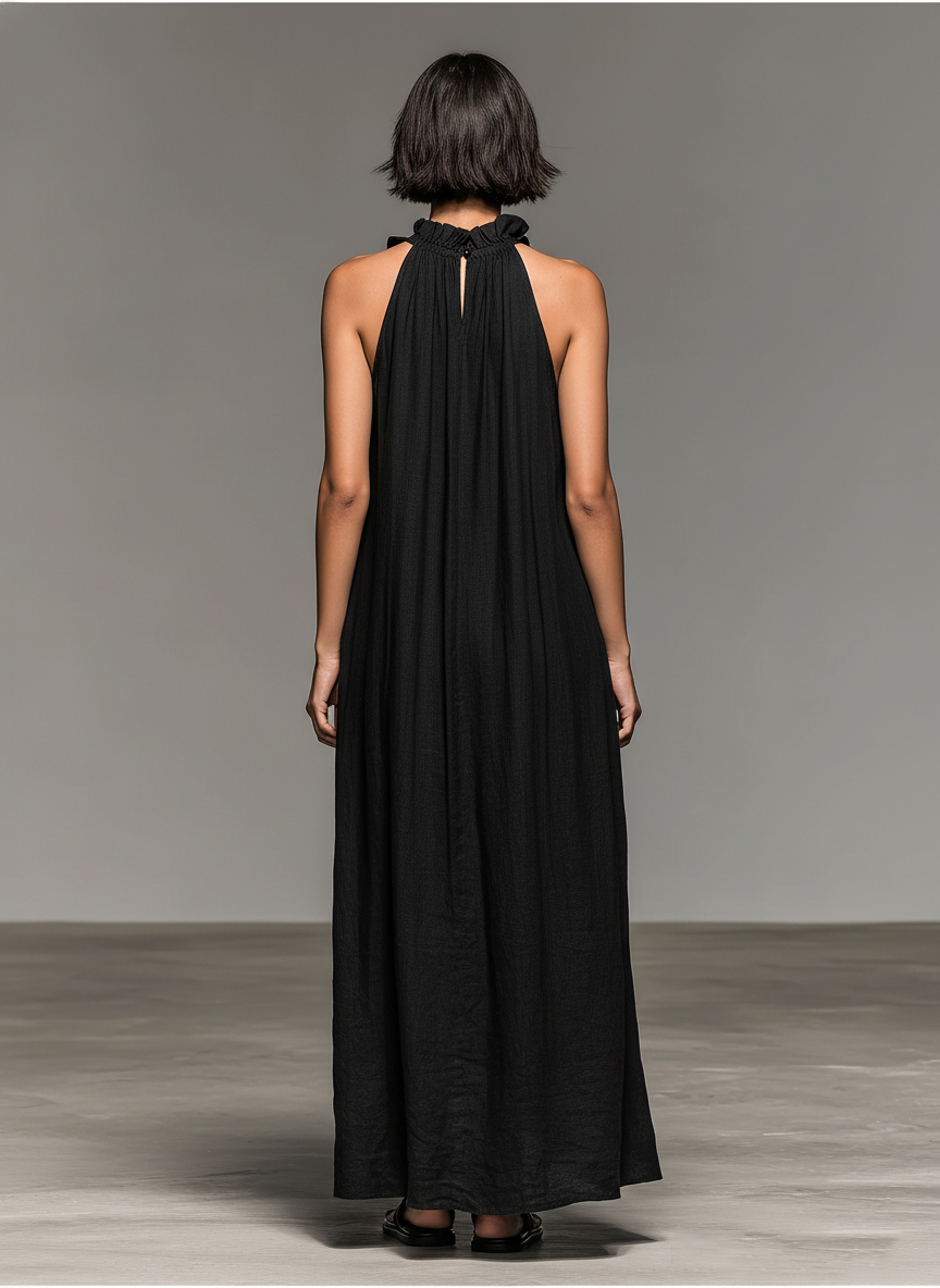Élodie | Robe Maxi Élégante à Volants