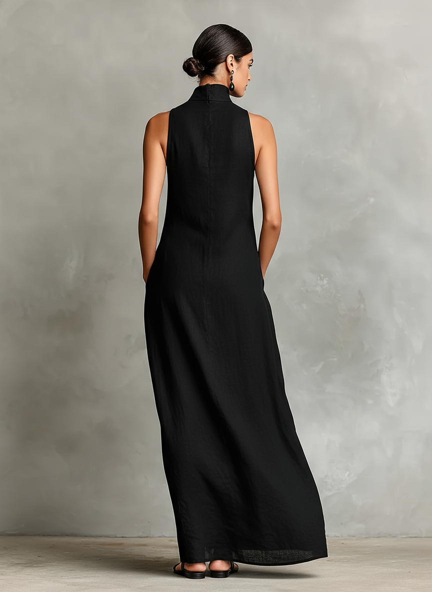 Juliette | Robe Maxi Élégante Sans Manches