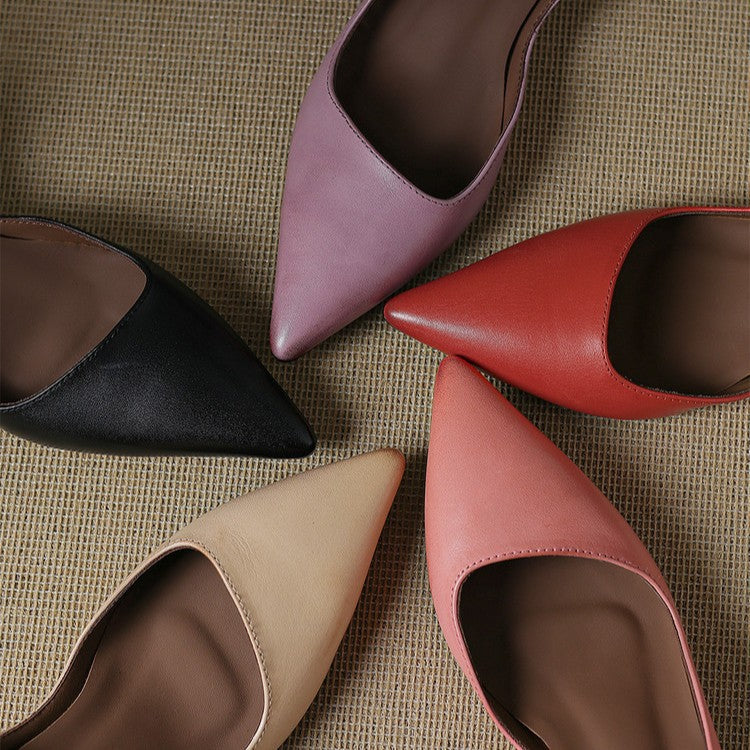ORLISSE | Cuir Escarpins à Talon Kitten