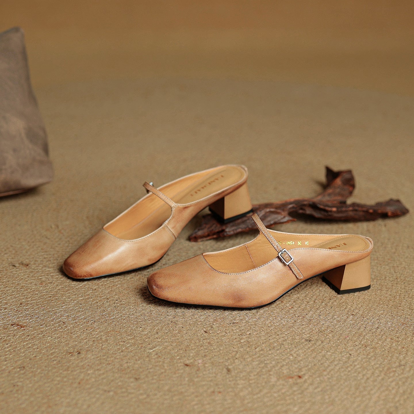 MEYRA | Pantolettes en Cuir