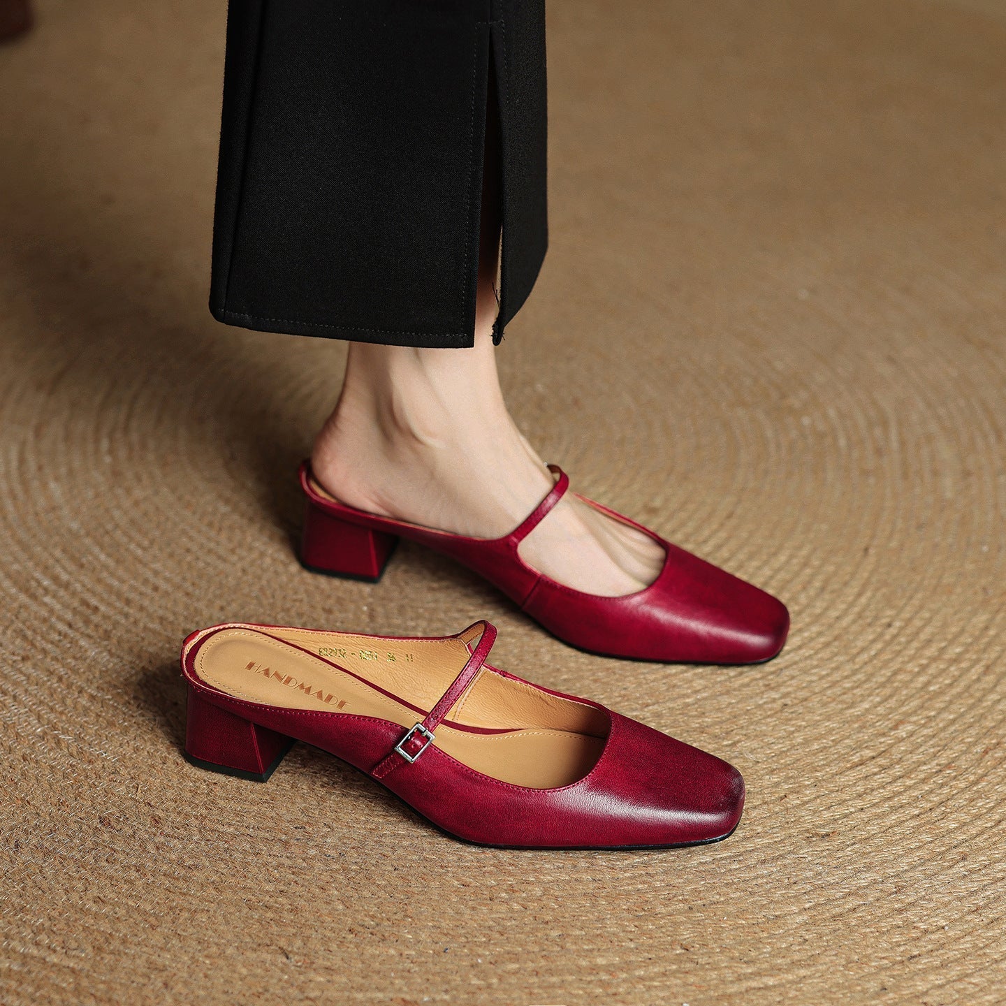 MEYRA | Pantolettes en Cuir