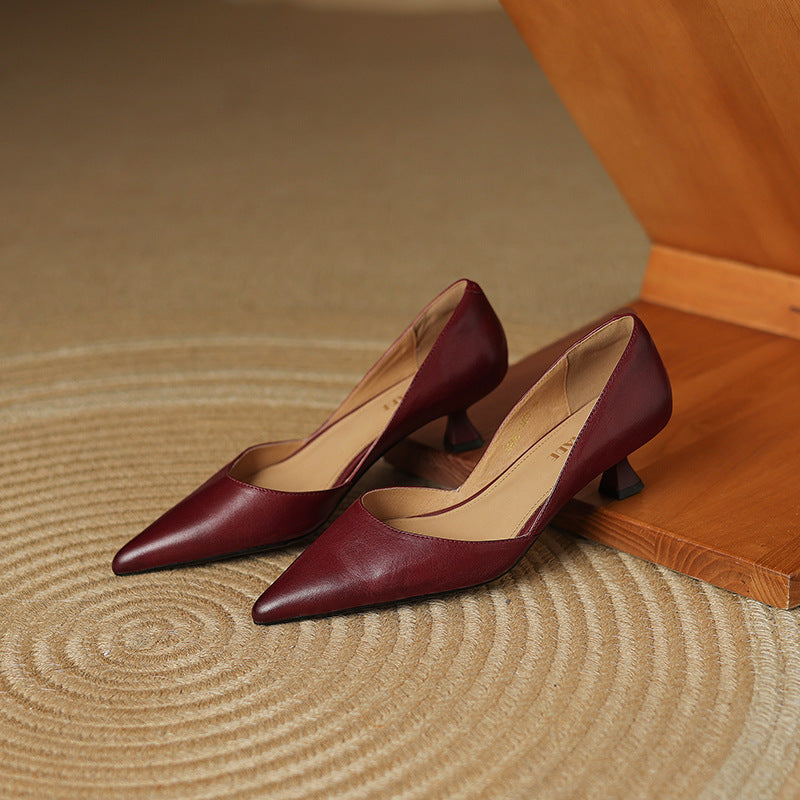 CEYRA | Cuir Talons Kitten