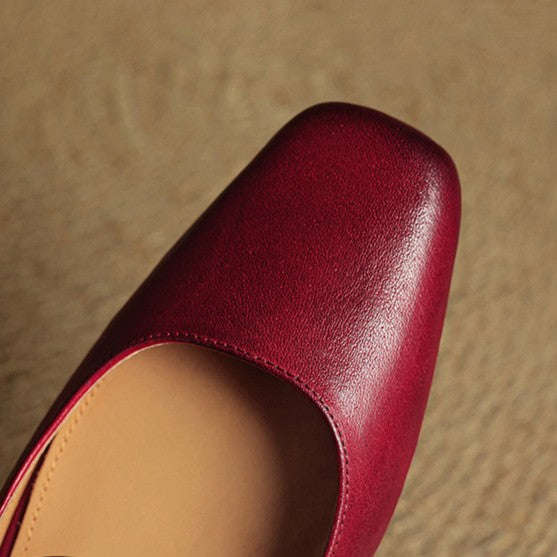 MEYRA | Pantolettes en Cuir