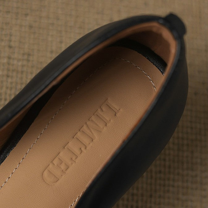 CALENNE | Talons Kitten en Cuir