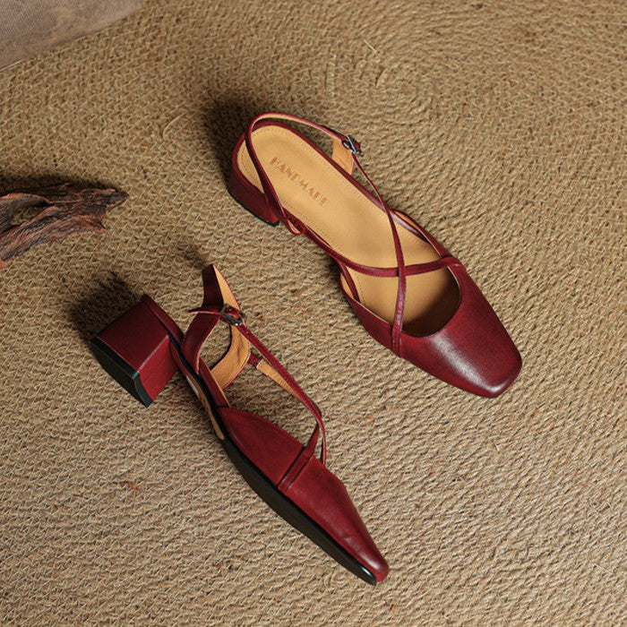 VALENNE | Talons en cuir