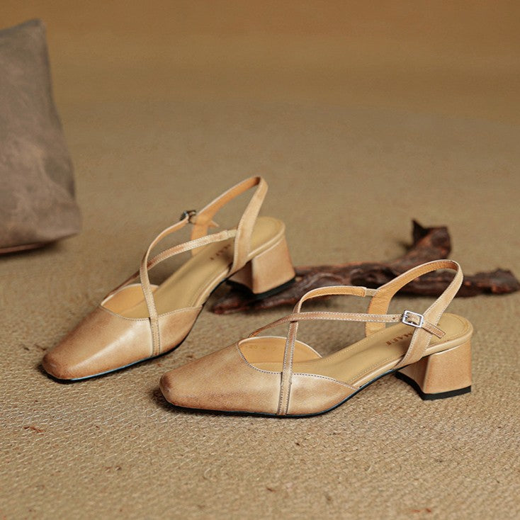 VALENNE | Talons en cuir