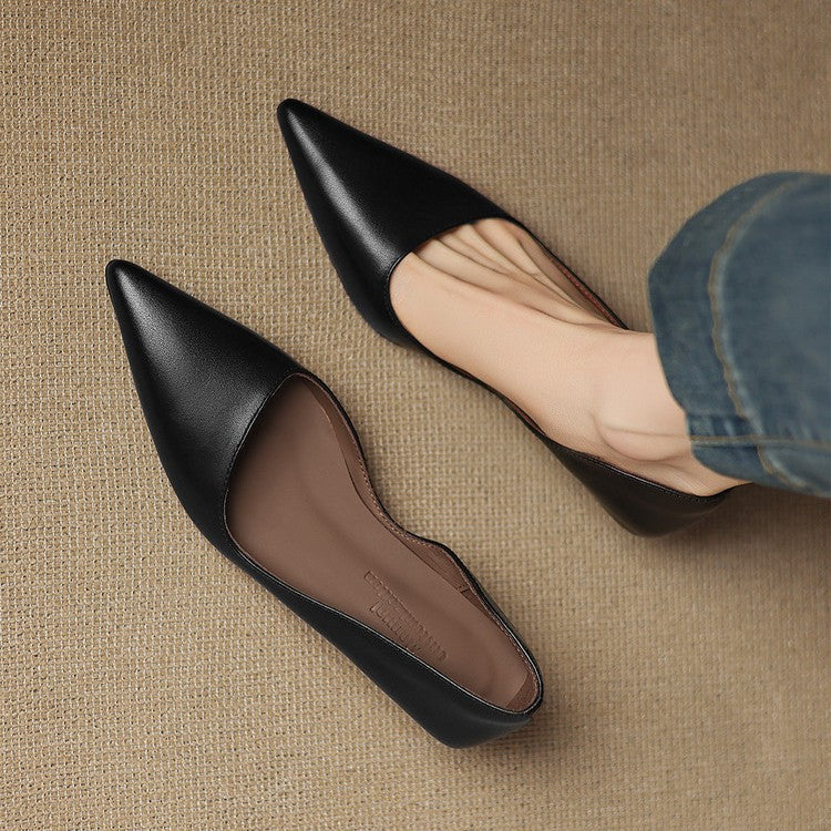 ORLISSE | Cuir Escarpins à Talon Kitten