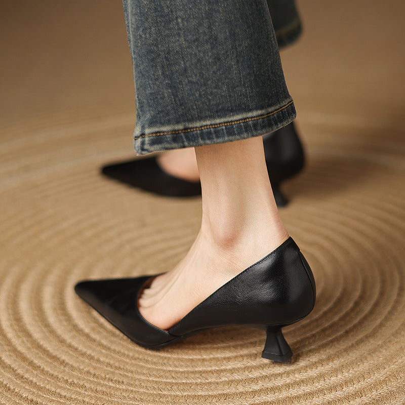 CEYRA | Cuir Talons Kitten