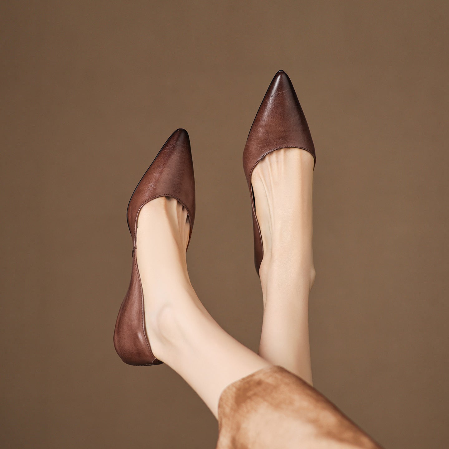 ARLA |  Ballerines en Cuir Véritable