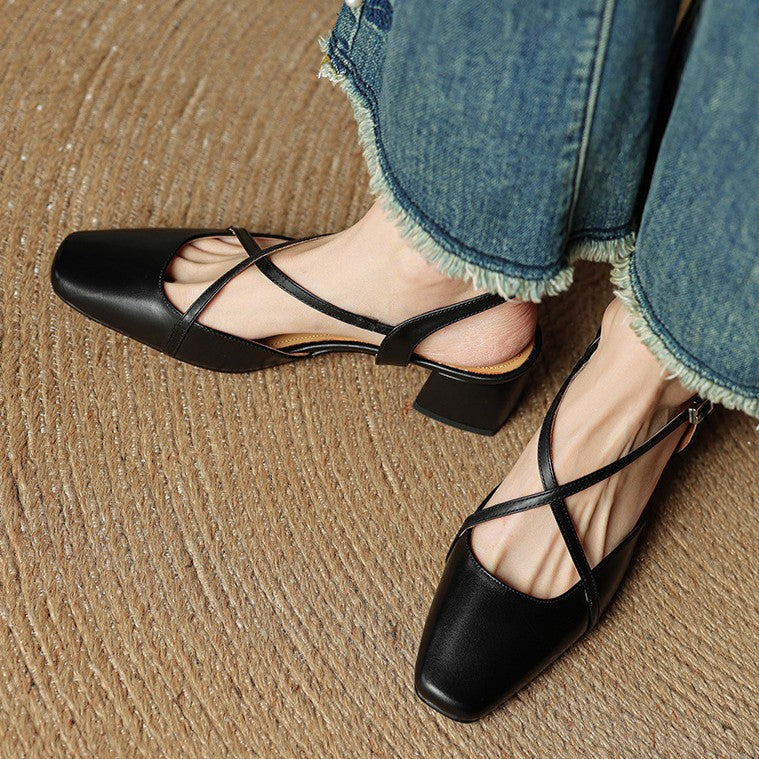 VALENNE | Talons en cuir