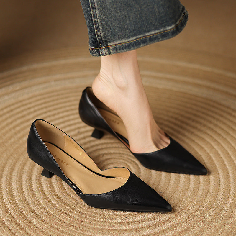CEYRA | Cuir Talons Kitten