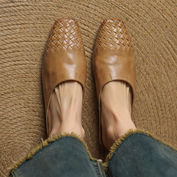 VIOLA | Mules en Cuir Véritable