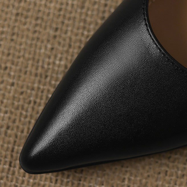 CALENNE | Talons Kitten en Cuir