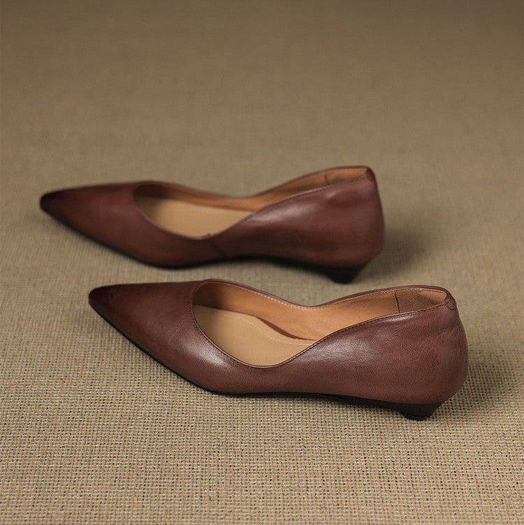 ARLA |  Ballerines en Cuir Véritable