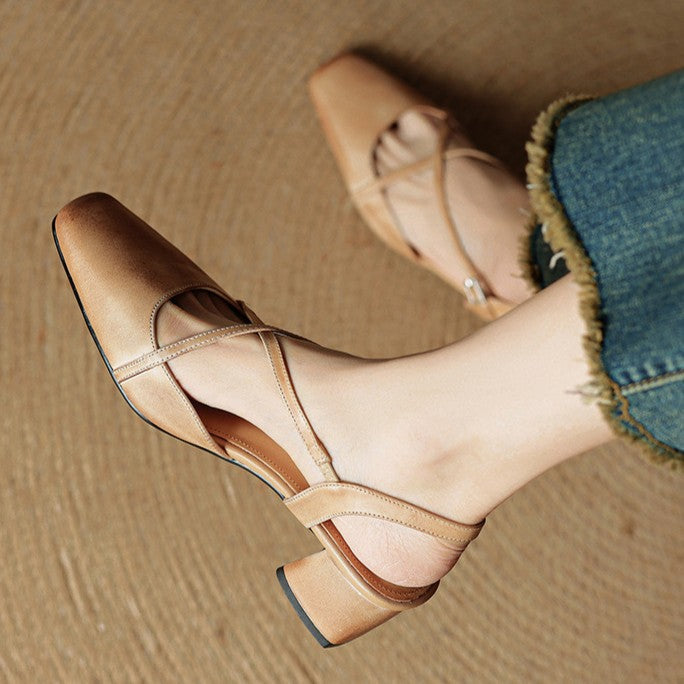 VALENNE | Talons en cuir