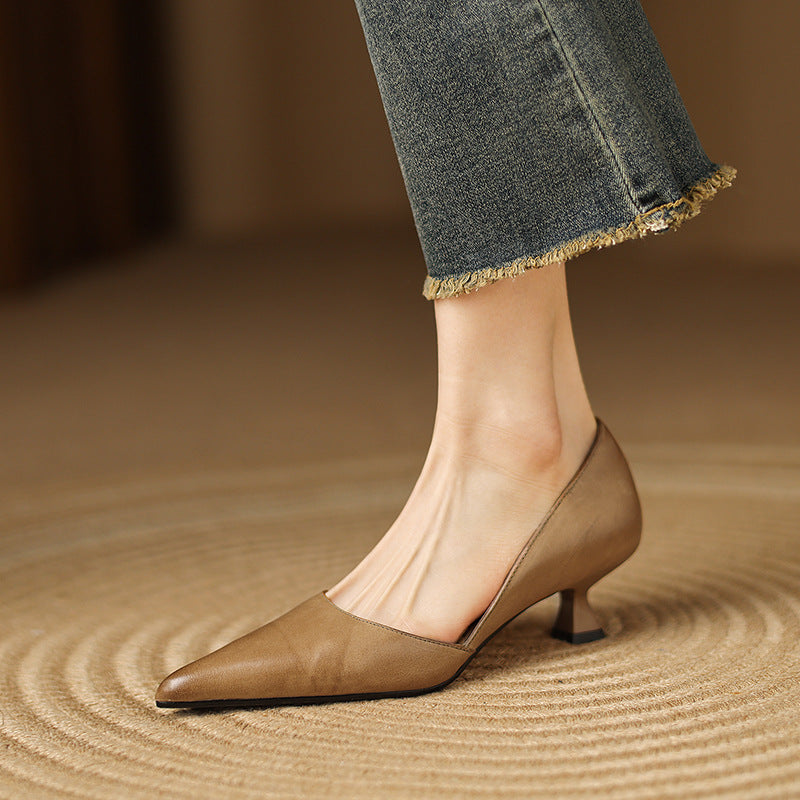 CEYRA | Cuir Talons Kitten