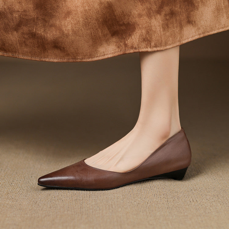 ARLA |  Ballerines en Cuir Véritable