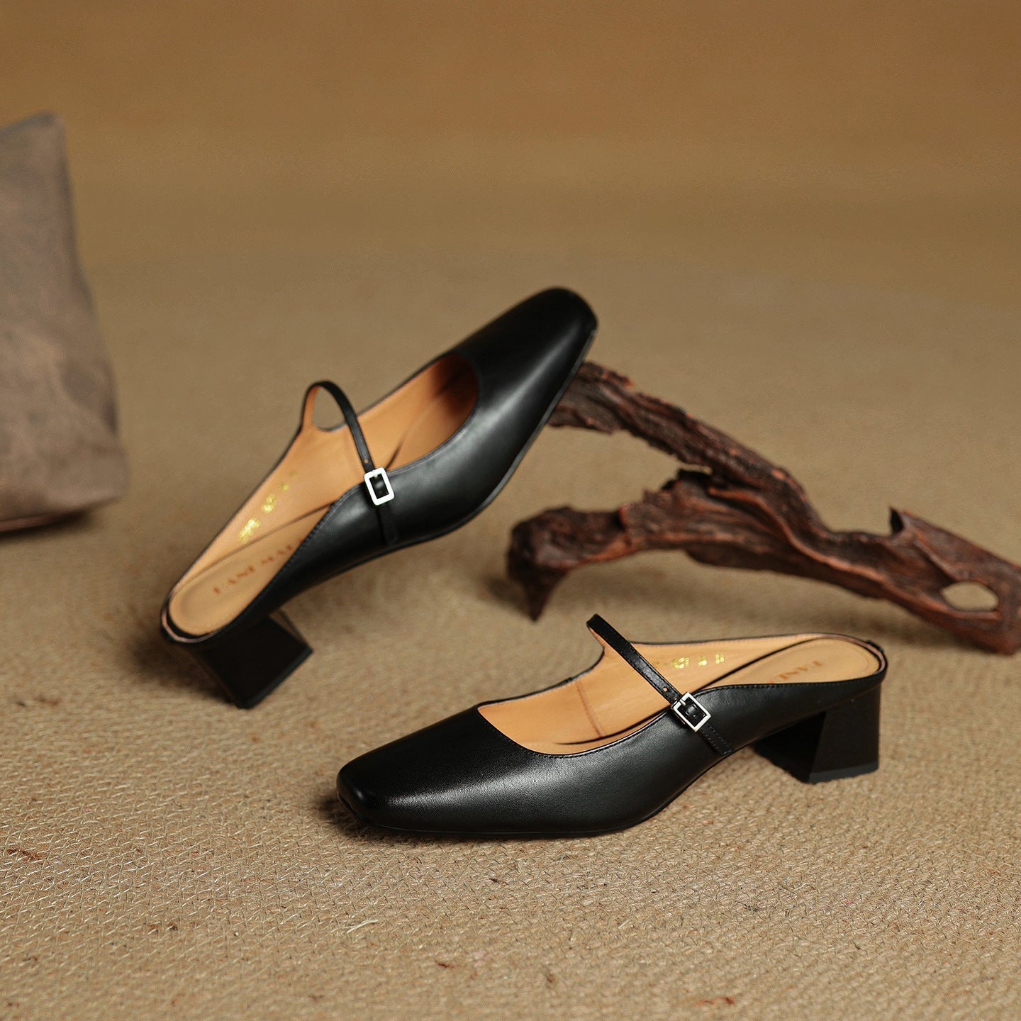 MEYRA | Pantolettes en Cuir