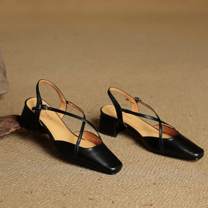 VALENNE | Talons en cuir