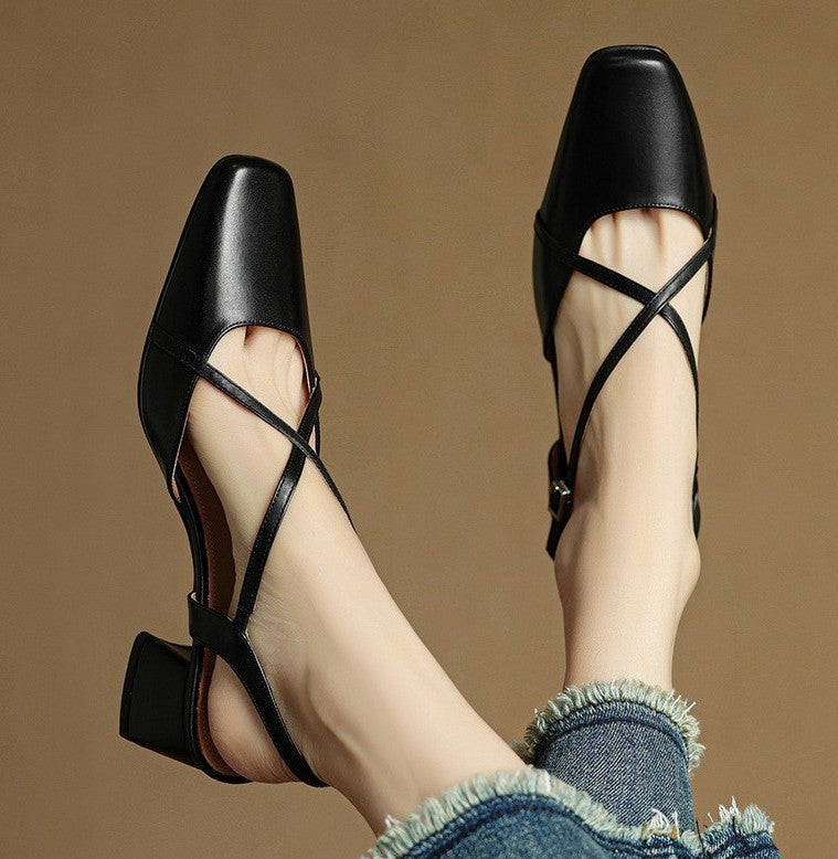 VALENNE | Talons en cuir