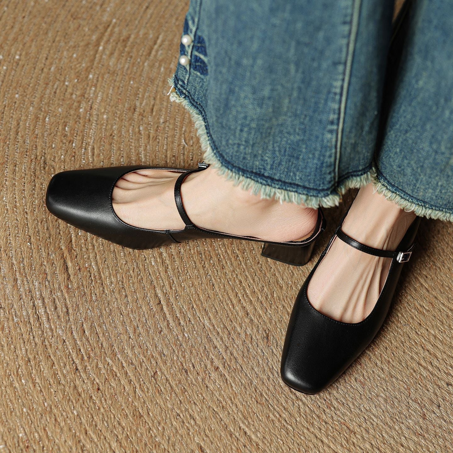 MEYRA | Pantolettes en Cuir