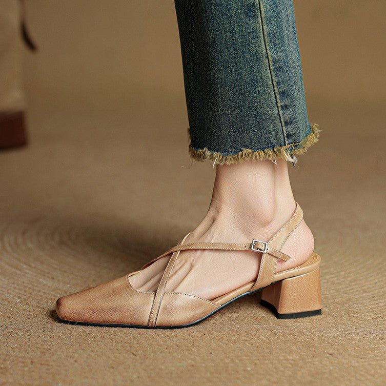 VALENNE | Talons en cuir