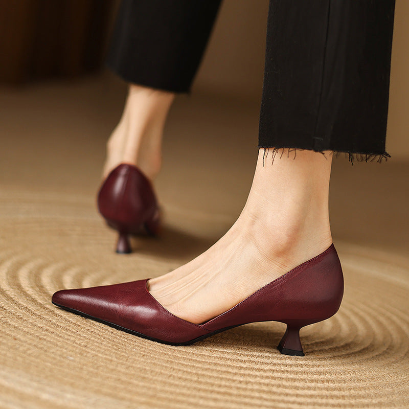 CEYRA | Cuir Talons Kitten