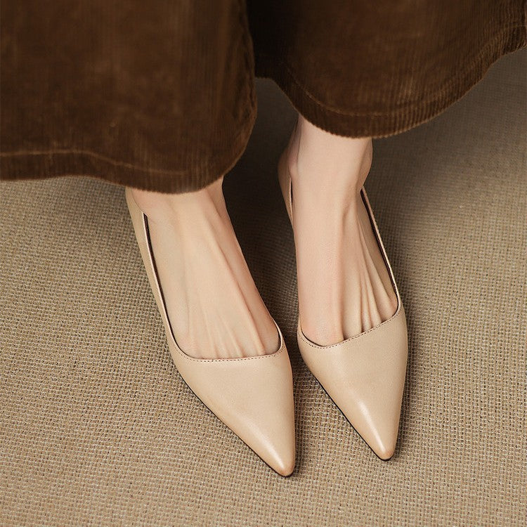 ORLISSE | Cuir Escarpins à Talon Kitten