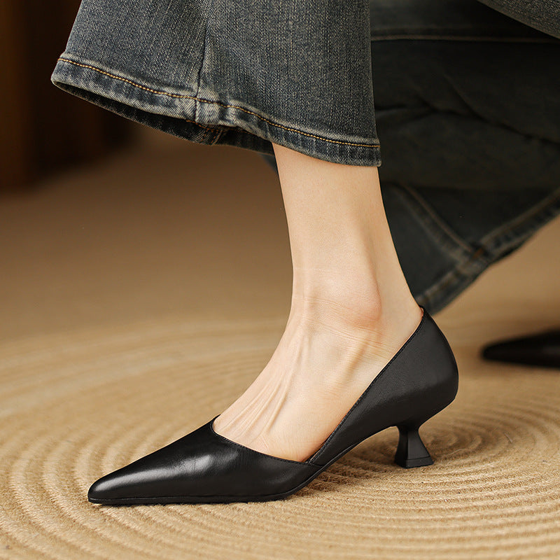 CEYRA | Cuir Talons Kitten