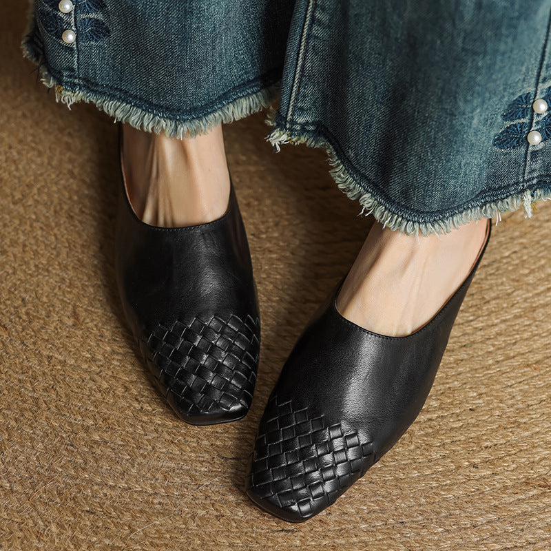 VIOLA | Mules en Cuir Véritable