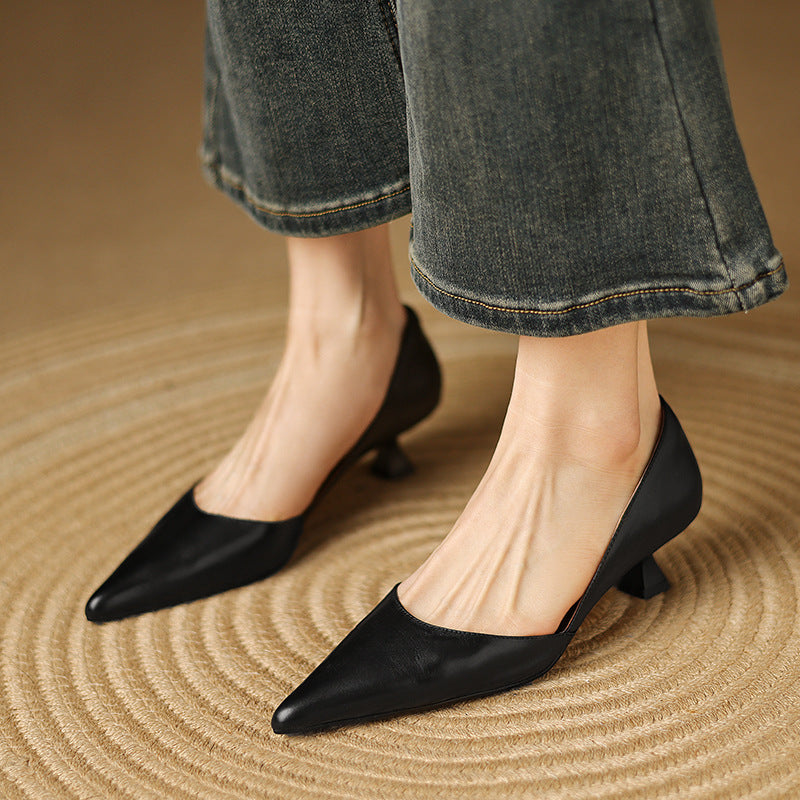 CEYRA | Cuir Talons Kitten