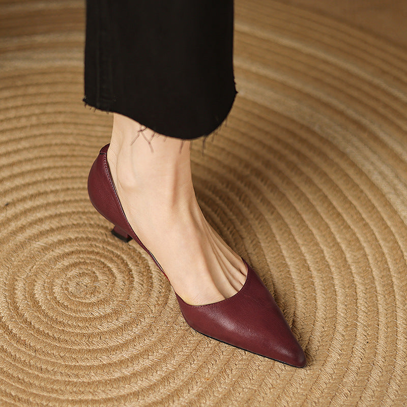 CEYRA | Cuir Talons Kitten