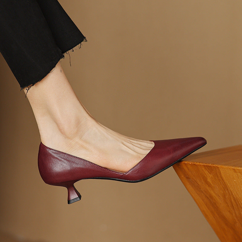 CEYRA | Cuir Talons Kitten