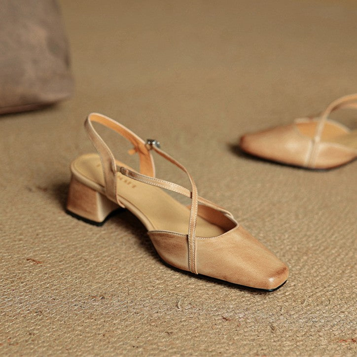 VALENNE | Talons en cuir