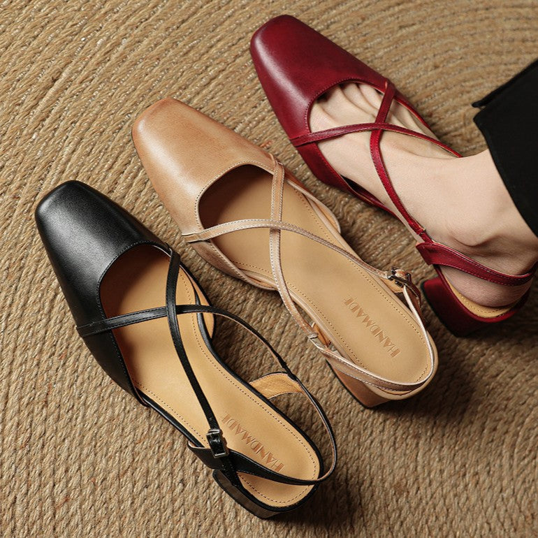 VALENNE | Talons en cuir