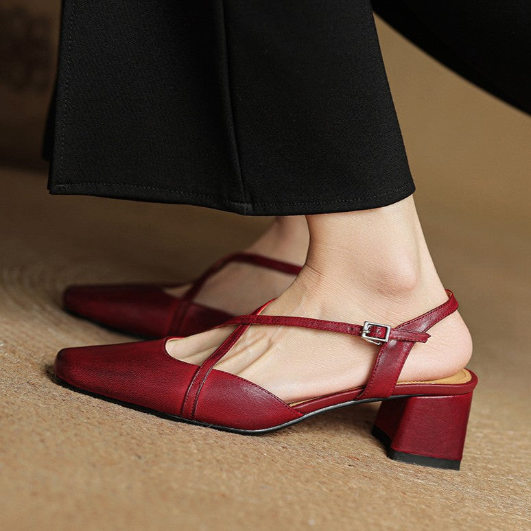VALENNE | Talons en cuir