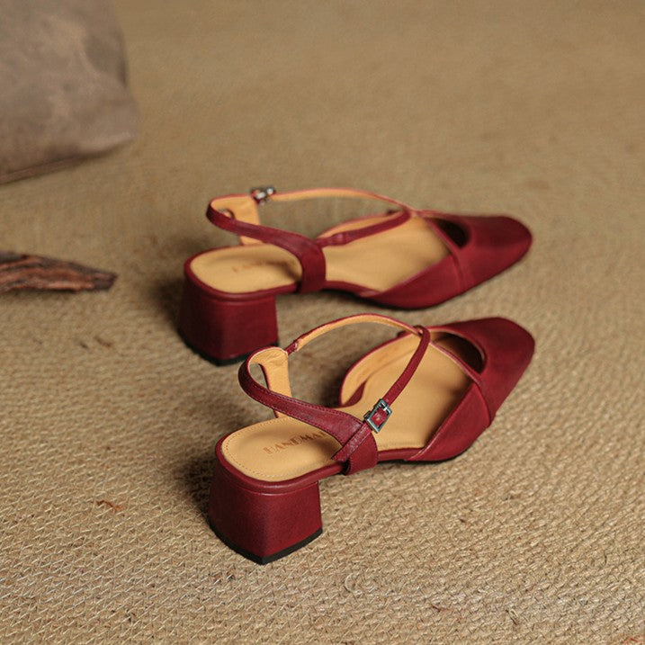 VALENNE | Talons en cuir