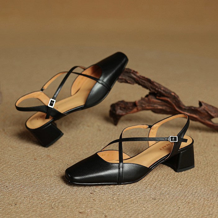 VALENNE | Talons en cuir