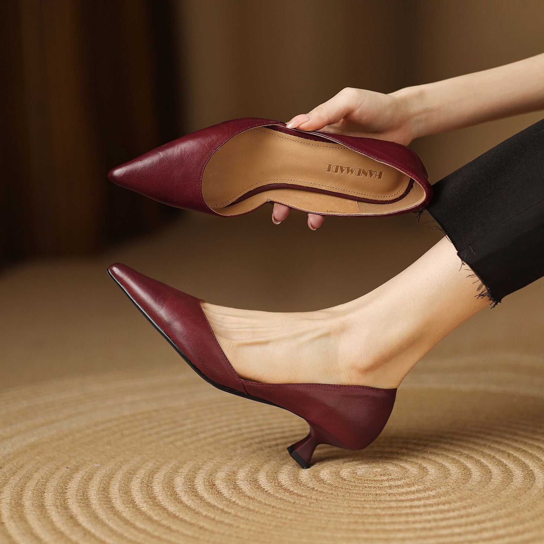 CEYRA | Cuir Talons Kitten