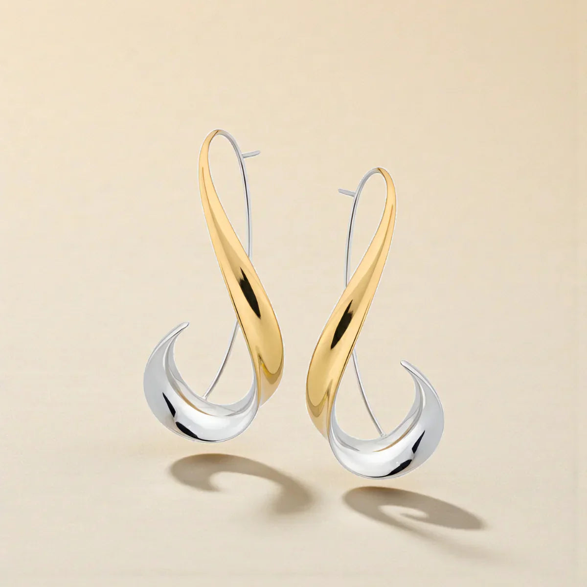 Boucles d'oreilles en or raffiné et intemporel
