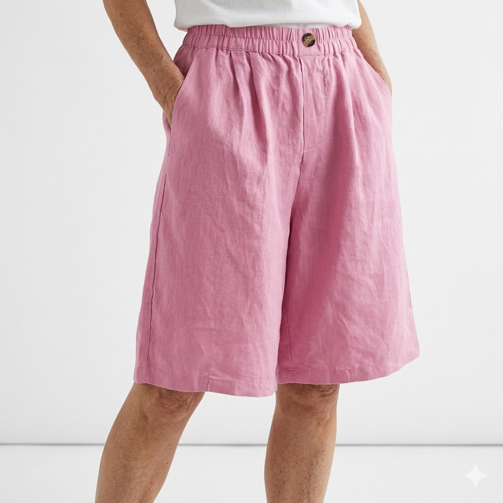 WANDELINE | Short large taille élastique confort estival naturel