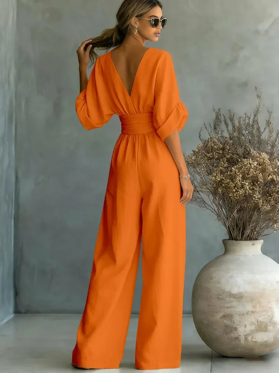 Rosalie | Robe Maxi Élégante Cache-Cœur
