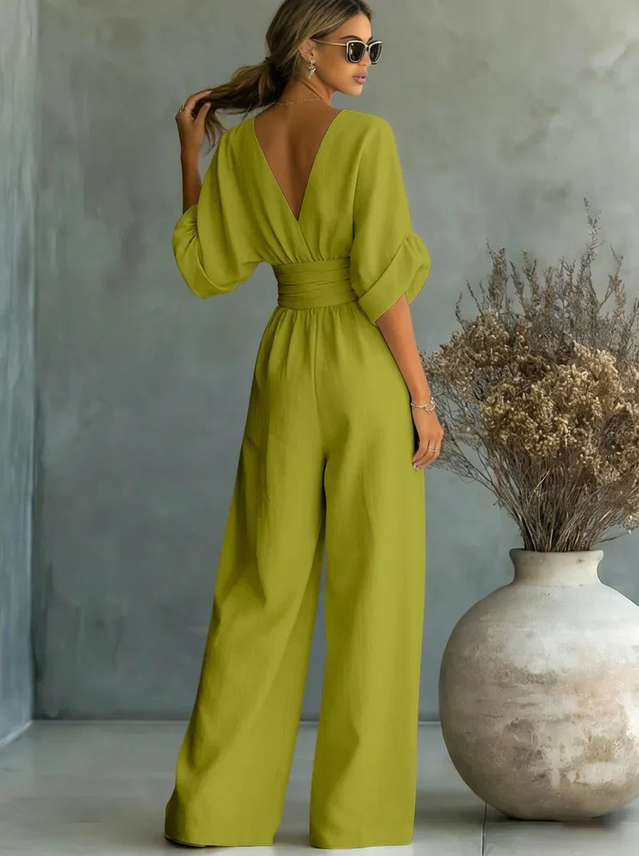 Rosalie | Robe Maxi Élégante Cache-Cœur